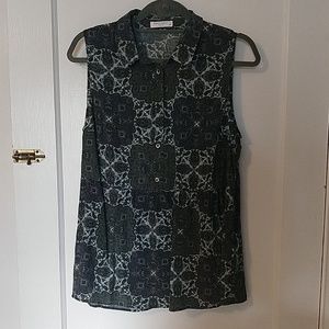 Equipment silk blouse, large